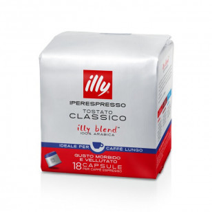 CAPSULE ILLY CAFFE CLASSICO LUNGO 18PZ.