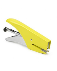 CUCITRICE A PINZA IN LINEA COLOR PLUS GIALLO COD. 11245