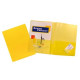 BUSTA IN PLASTICA ACCO 1114 CON TASCHE INTERNE  A/4 GIALLO