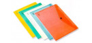 BUSTA IN PLASTICA CON BOTTONE TRASP. A/3 NIKOFFICE