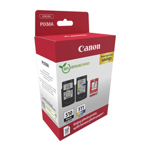 Canon cartuccia Ink PG-510/CL-511+Conf. Fogli
