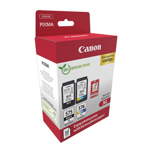 Canon Cartuccia Ink PG-575XL /CL-576XL +Conf. Fogli