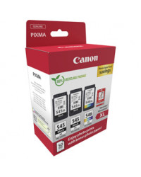 Canon Cartuccia Ink PG-545XLx2/CL-546XL+Conf. Fogli
