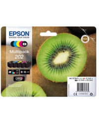 CONF. 5 CARTUCCE INK MULTIPACK 1 PER COLORE 202 KIWI