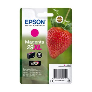 CARTUCCIA INCHIOSTRO MAGENTA SERIE 29XL FRAGOLA T2993