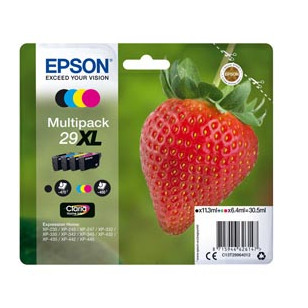 CONF. 4 CARTUCCE INK 1 X COLORE SRIE 29XL FRAGOLA