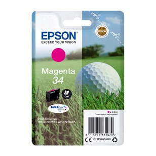 CARTUCCIA INCHIOSTRO MAGENTA 34 PALLINA DA GOLF