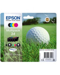 CONF. 4 CARTUCCE INK MULTIPACK 1 PER COLORE 34 PALLINA DA GOLF
