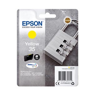 CARTUCCIA INCHIOSTRO GIALLO SERIE 35 LUCCHETTO T3584