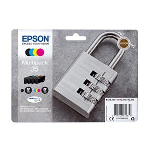CONF. 4 CARTUCCE INK 1 X COLORE SERIE 35 LUCCHETTO