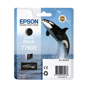 CARTUCCIA INCHIOSTRO A PIGM. NERO MATTE T7608