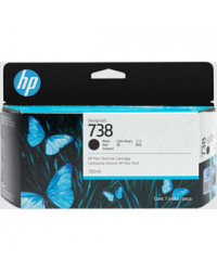 Hp Cartuccia ink DesignJet 738 Nero -130ml