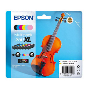 Epson Multipack BK/C/M/Y/CL/MK_250XL Claria Photo 10,2 ml