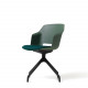 SEDIA VISITATORE DIEMME MOD. CLOP CON CUSCINO IMBOTTITO RIV. TESSUTO CAT. G COD. CPTGNR + CPSDRIV