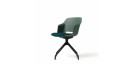 SEDIA VISITATORE DIEMME MOD. CLOP CON CUSCINO IMBOTTITO RIV. TESSUTO CAT. G COD. CPTGNR + CPSDRIV