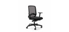 SEDIA OPERATIVA MILANI MOD. BALI SEDILE RIV. TESSUTO E SCHIENALE RIV. RETE CON BRACCIOLI REG. ALTEZZA COD. BALI00.0492.A02