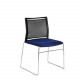 SEDIA VISITATORE MILANI MOD. WENDY SEDILE RIV. TESSUTO E SCHIENALE RIV. RETE COD. WENDY.0648S.A06