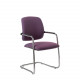 SEDIA VISITATORE MILANI MOD. FRAME SEDILE RIV. IN TESSUTO E SCHIENALE RIV. RETE COD. FRAME0.302.A09