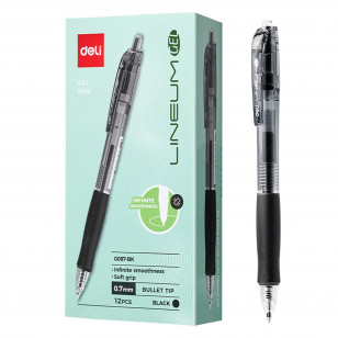 PENNA IN GEL A SCATTO DELI G087 LINEUM 0,7 NERO