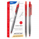 PENNA A SFERA A SCATTO DELI Q01330 ARROW 0,7 ROSSO