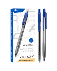 PENNA A SFERA A SCATTO DELI Q01330 ARROW 0,7 BLU
