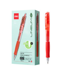 PENNA IN GEL A SCATTO DELI G087 LINEUM 0,7 ROSSO